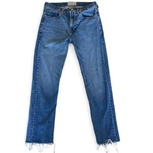 EVERLANE Denim Jeans Straight Leg Frayed size‎ 25 Woman’s spring summer casual